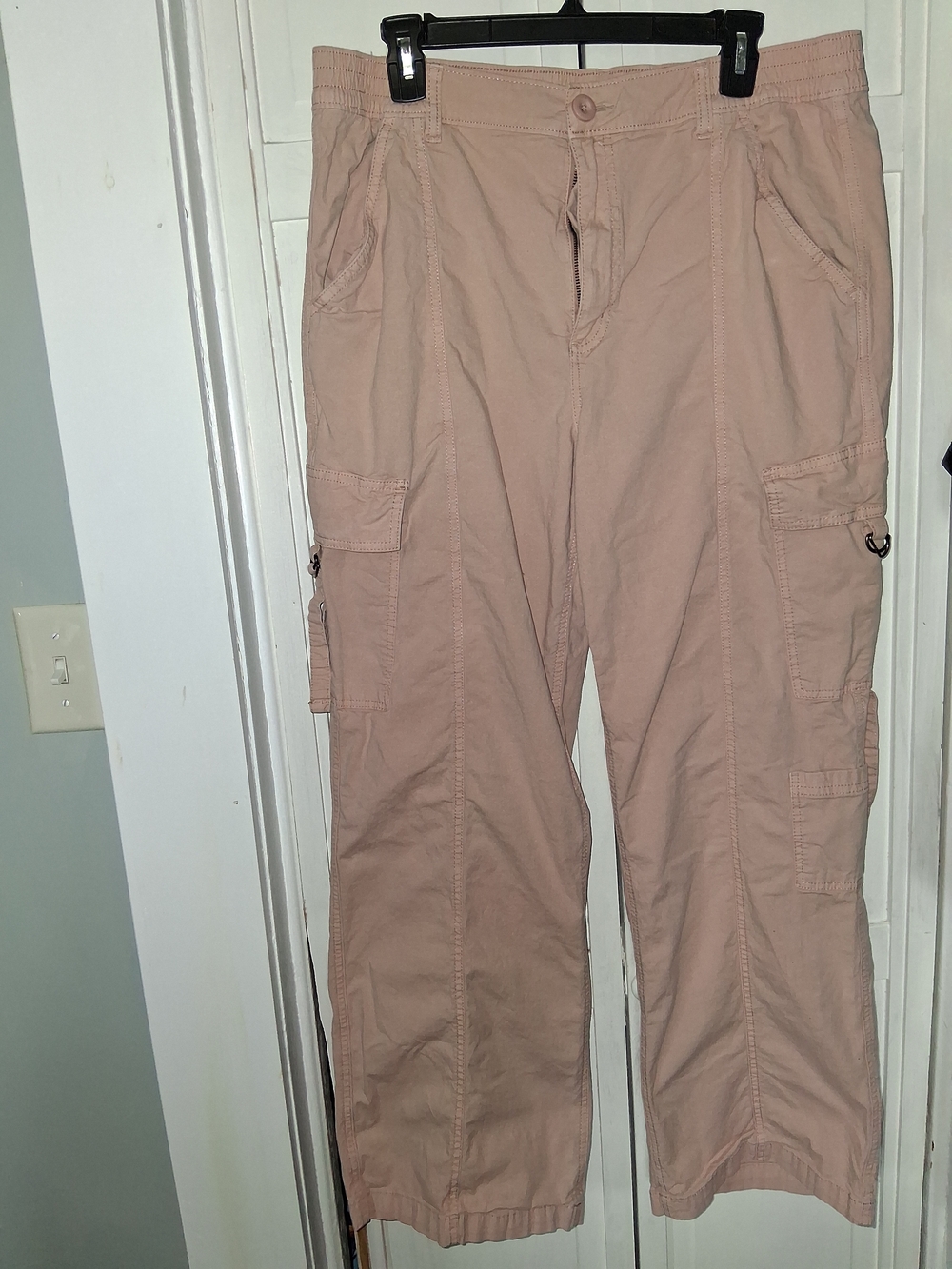 SO Women's Cargo Pants in Pale Pink